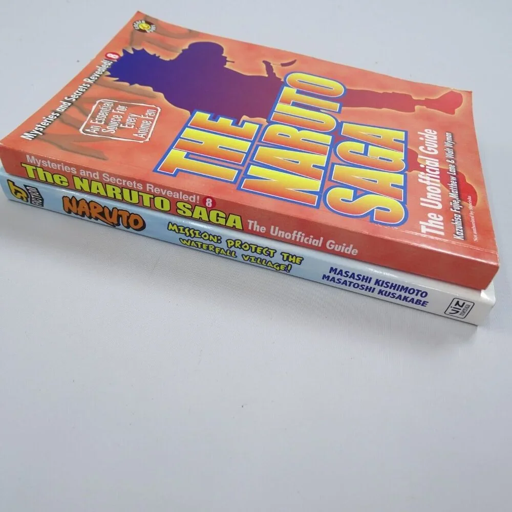 Lot Naruto Mission Protect the Waterfall Village Saga Unofficial Guide Paperback